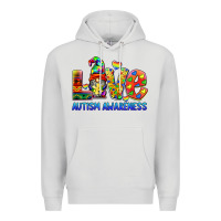 Dove Grey autism awareness love Premium Hoodie - BarkalooDesign