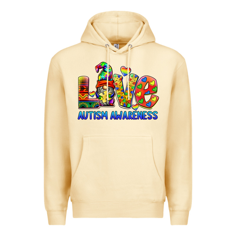 Autism Awareness Love Premium Hoodie by BarkalooDesign | Teevron