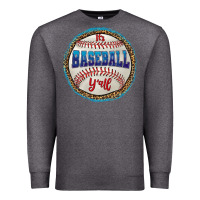 Charcoal Heather it's baseball y'all Premium Sweatshirt - HRA Design Shop