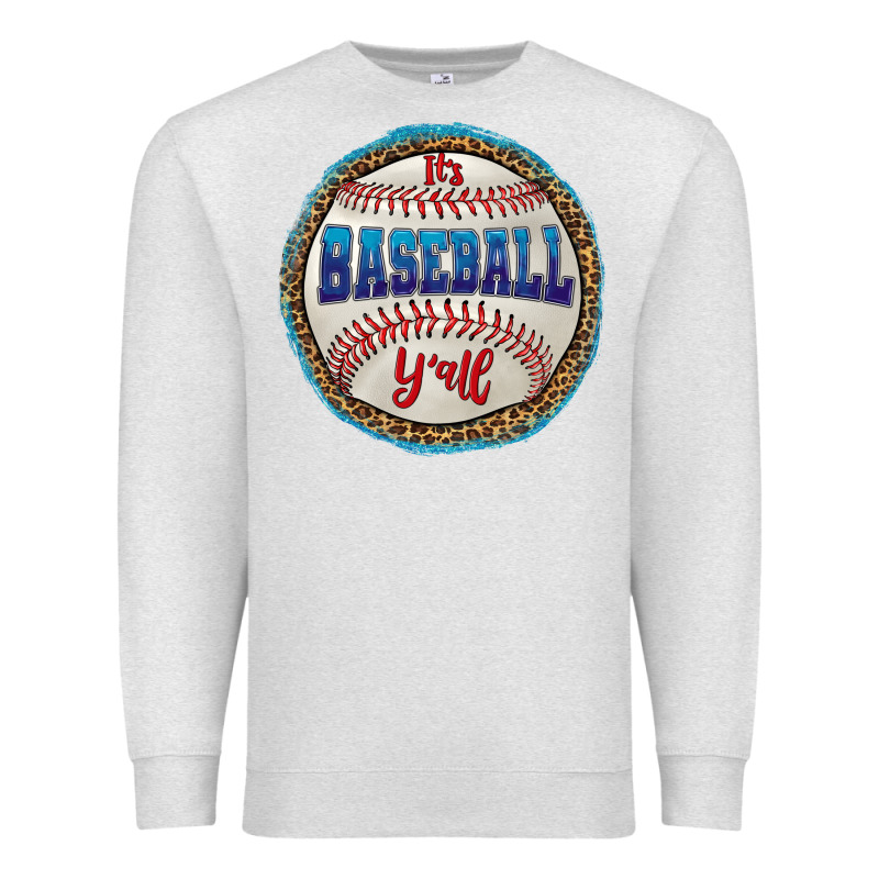 It's Baseball Y'all Premium Sweatshirt by HRA Design Shop | Teevron