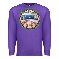 Purple it's baseball y'all Premium Sweatshirt - HRA Design Shop