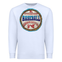 White it's baseball y'all Premium Sweatshirt - HRA Design Shop