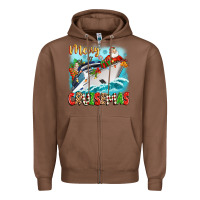 Chestnut merry cruisemas Zipper Hoodie - Zillion Design Studio