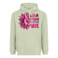 Matcha In October We Wear Pink Sunflower Heavyweight Hoodie - texasbilliewilder