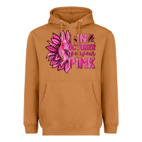 Meerkat In October We Wear Pink Sunflower Heavyweight Hoodie - texasbilliewilder