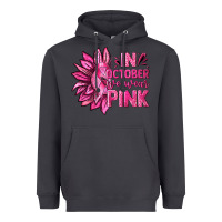 Smoke In October We Wear Pink Sunflower Heavyweight Hoodie - texasbilliewilder