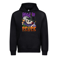 Black Read in peace Halloween Urban Hoodie - NancyCooperArtShop