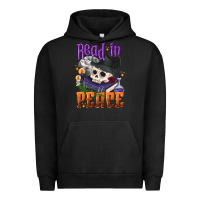 Pigment Black Read in peace Halloween Urban Hoodie - NancyCooperArtShop