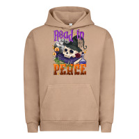 Pigment Burro Read in peace Halloween Urban Hoodie - NancyCooperArtShop