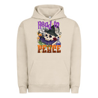 Pigment French Oak Read in peace Halloween Urban Hoodie - NancyCooperArtShop
