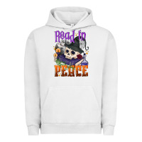 Pigment Lunar Rock Read in peace Halloween Urban Hoodie - NancyCooperArtShop