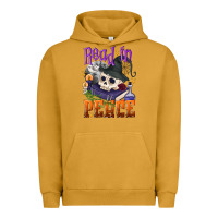 Pigment Peanut Butter Read in peace Halloween Urban Hoodie - NancyCooperArtShop
