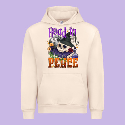 Read In Peace Halloween Urban Hoodie Designed By Nancycooperartshop