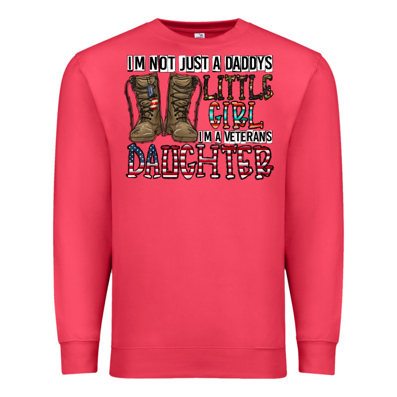 I'm Not Just A Daddy's Little Girl Premium Sweatshirt by CowhideDigitalArt | Teevron