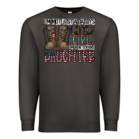 Smoke I'm Not Just A Daddy's Little Girl Premium Sweatshirt - CowhideDigitalArt