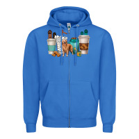 True Royal golden retriever dog coffee cups Zipper Hoodie - texasbilliewilder