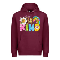 Burgundy always be kind Premium Hoodie - NancyCooperArtShop