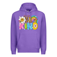 Purple always be kind Premium Hoodie - NancyCooperArtShop