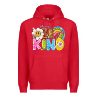 Red always be kind Premium Hoodie - NancyCooperArtShop
