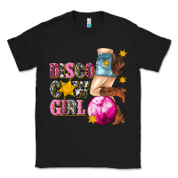 Black disco cowgirl Classic Tee - texasbilliewilder
