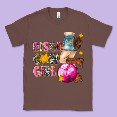 Classic Tee disco cowgirl