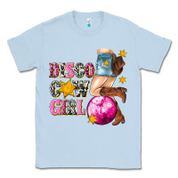 Dusty Blue disco cowgirl Classic Tee - texasbilliewilder