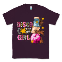 Plum disco cowgirl Classic Tee - texasbilliewilder