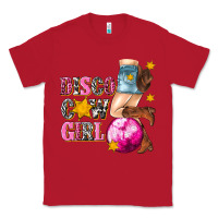 Red disco cowgirl Classic Tee - texasbilliewilder