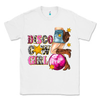 White disco cowgirl Classic Tee - texasbilliewilder