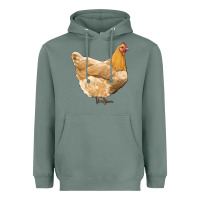 Sage chicken Heavyweight Hoodie - RanaPortraitStore