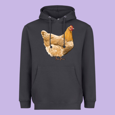 Chicken Heavyweight Hoodie Designed By Ranaportraitstore