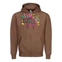 Chestnut hair stylist Zipper Hoodie - texasbilliewilder