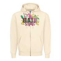 Sandshell hair stylist Zipper Hoodie - texasbilliewilder