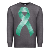Charcoal Heather liver cancer ribbon fa element Premium Sweatshirt - FaDigitalArtStudio