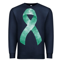 Navy liver cancer ribbon fa element Premium Sweatshirt - FaDigitalArtStudio