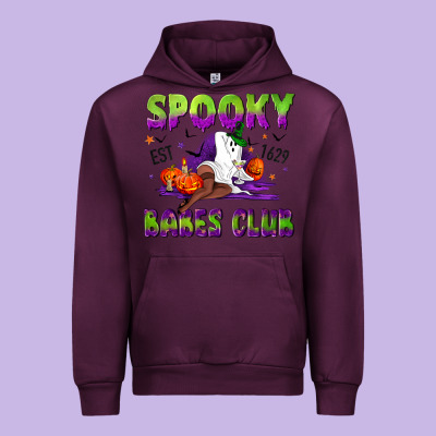 Spooky Babes Club Urban Hoodie Designed By Nancycooperartshop