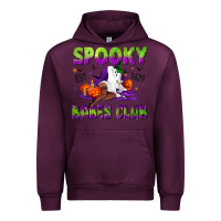 Mauve Wine Spooky babes club Urban Hoodie - NancyCooperArtShop