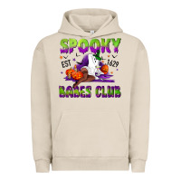 Pigment French Oak Spooky babes club Urban Hoodie - NancyCooperArtShop