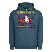 Pigment Midnight Navy Spooky babes club Urban Hoodie - NancyCooperArtShop