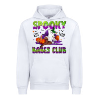 White Spooky babes club Urban Hoodie - NancyCooperArtShop