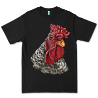 Black dominique rooster head Premium Tee - LillyAllenDesigns