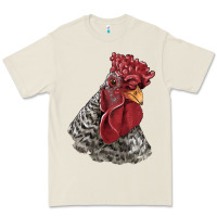 Bone dominique rooster head Premium Tee - LillyAllenDesigns