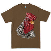 Cacao dominique rooster head Premium Tee - LillyAllenDesigns