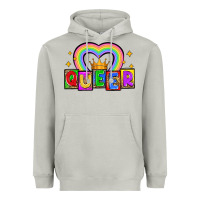 Moon Dust queer Heavyweight Hoodie - Zillion Design Studio