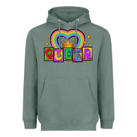 Sage queer Heavyweight Hoodie - Zillion Design Studio