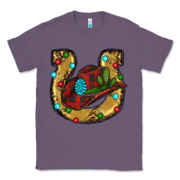 Lavender Christmas Horseshoe Classic Tee - RanaPortraitStore