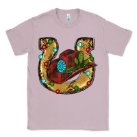 Lilac Christmas Horseshoe Classic Tee - RanaPortraitStore