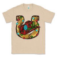 Mushroom Christmas Horseshoe Classic Tee - RanaPortraitStore