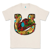 Natural Christmas Horseshoe Classic Tee - RanaPortraitStore