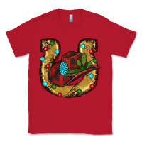 Red Christmas Horseshoe Classic Tee - RanaPortraitStore